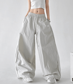 Side - Stripe Wide - Leg Parachute Pants – CT6617 - COPPING THREADS - CT Select