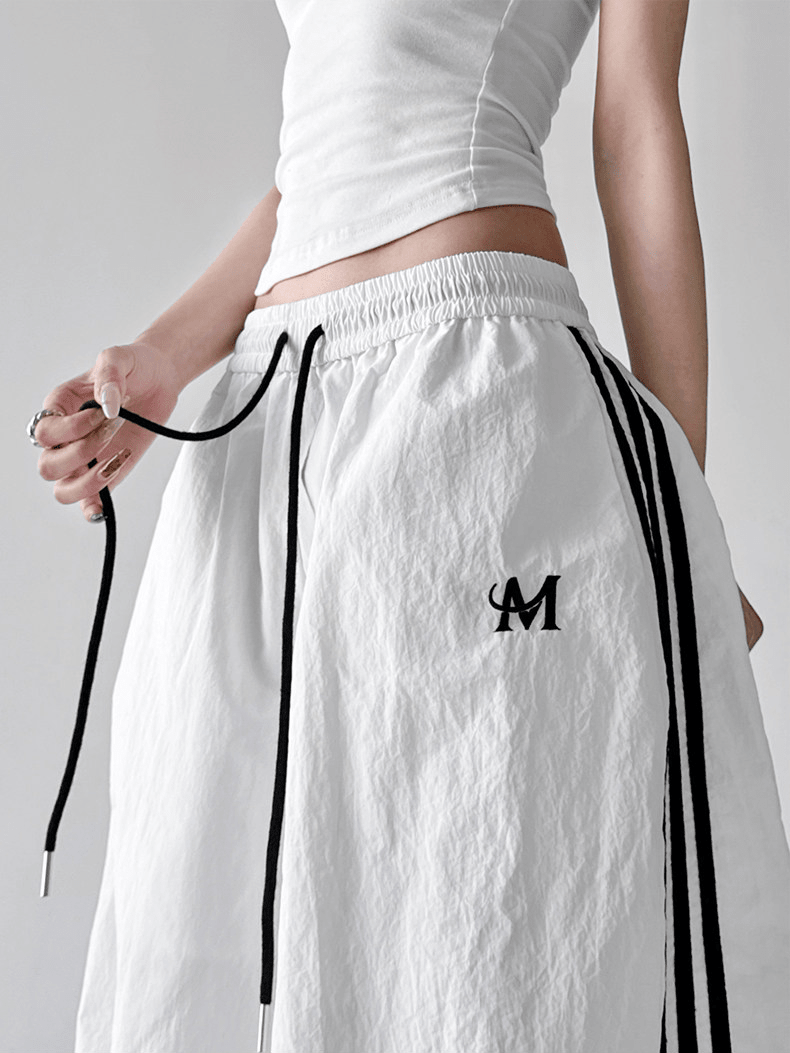 Side - Stripe Wide - Leg Parachute Pants – CT6617 - COPPING THREADS - CT Select