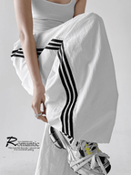 Side - Stripe Wide - Leg Parachute Pants – CT6617 - COPPING THREADS - CT Select