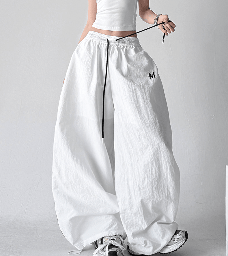 Side - Stripe Wide - Leg Parachute Pants – CT6617 - COPPING THREADS - CT Select