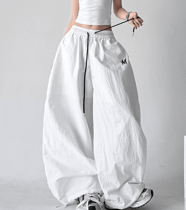 Side - Stripe Wide - Leg Parachute Pants – CT6617 - COPPING THREADS - CT Select