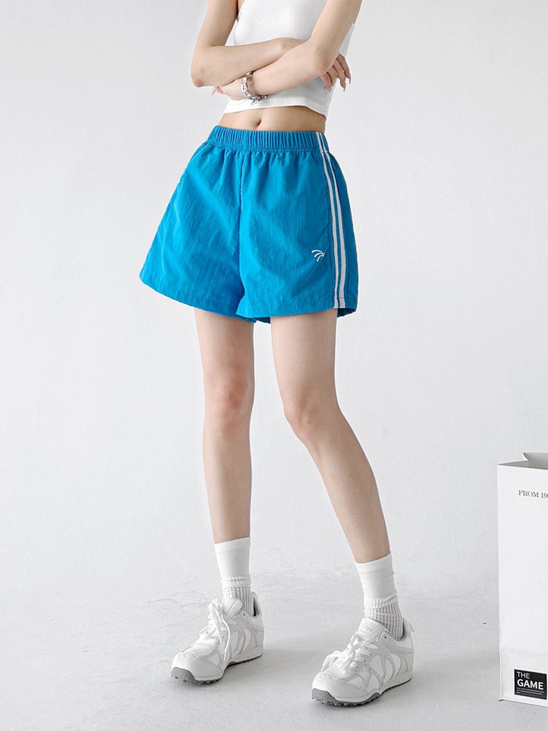 Side-Stripe Wide-Leg Shorts - CT6225 - COPPING THREADS - CT ORIGINALS