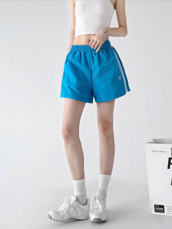 Side-Stripe Wide-Leg Shorts - CT6225 - COPPING THREADS - CT ORIGINALS