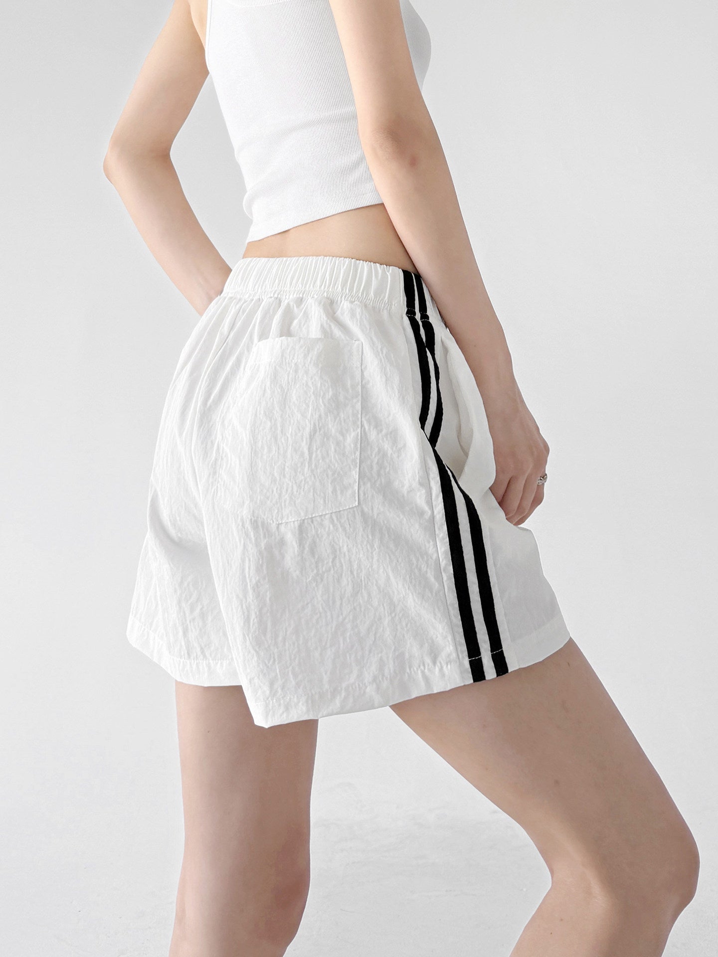 Side-Stripe Wide-Leg Shorts - CT6225 Zweitbild