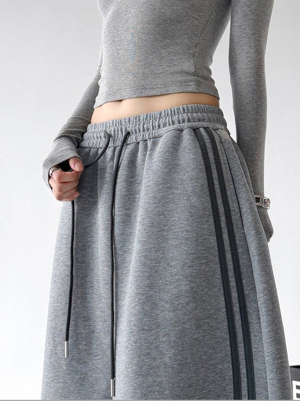 Side-Stripe Wide-Leg Sweatpants - CT66205 - COPPING THREADS - CT ORIGINALS