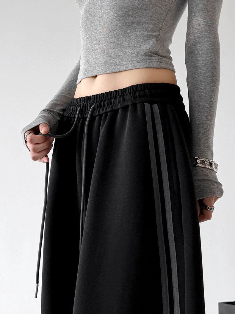 Side-Stripe Wide-Leg Sweatpants - CT66205 - COPPING THREADS - CT ORIGINALS