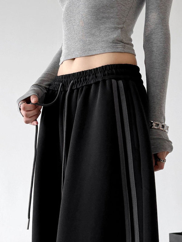 Side-Stripe Wide-Leg Sweatpants - CT66205 - COPPING THREADS - CT ORIGINALS