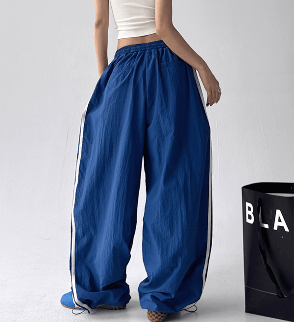 Side Stripe Wide-Leg Track Pants - CT7175 - COPPING THREADS - CT Select