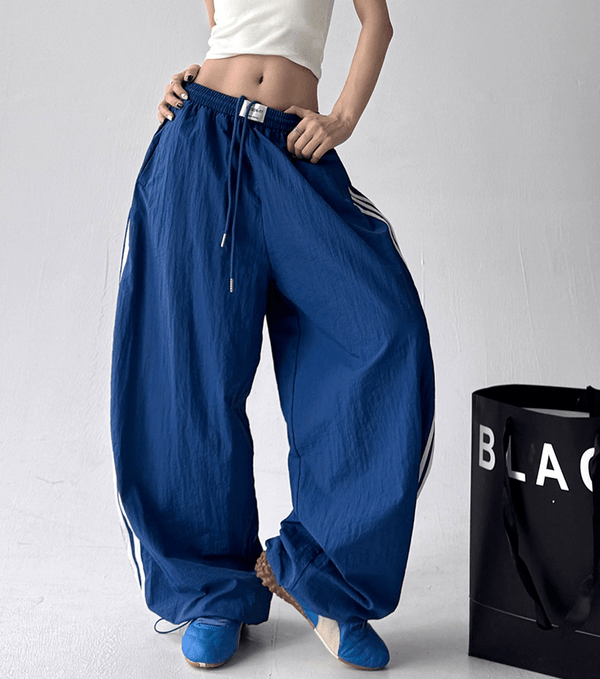 Side Stripe Wide-Leg Track Pants - CT7175 - COPPING THREADS - CT Select