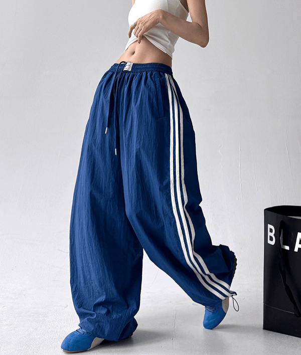 Side Stripe Wide-Leg Track Pants - CT7175 - COPPING THREADS - CT Select
