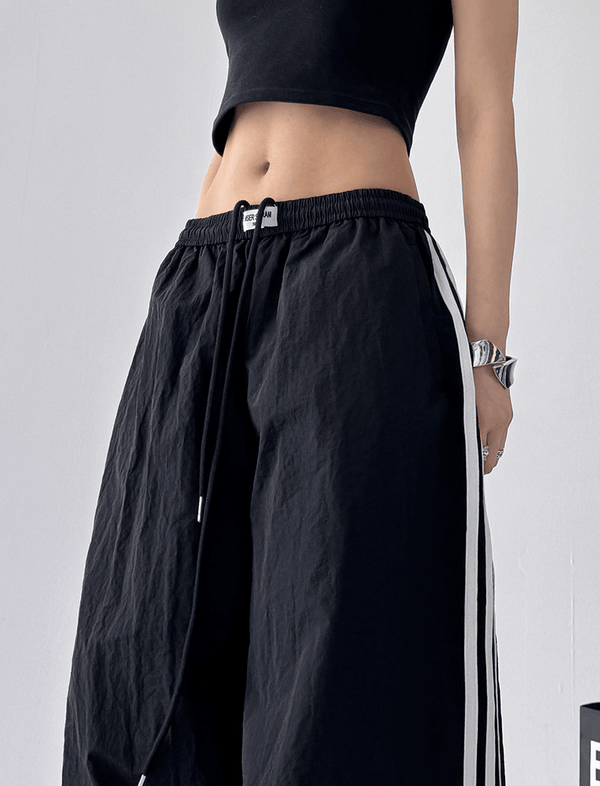 Side Stripe Wide-Leg Track Pants - CT7175 - COPPING THREADS - CT Select