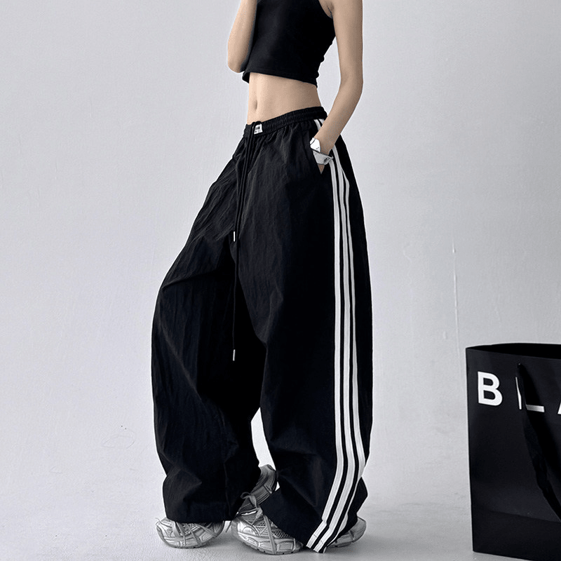 Side Stripe Wide-Leg Track Pants - CT7175 - COPPING THREADS - CT Select