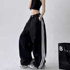 Side Stripe Wide-Leg Track Pants - CT7175 - COPPING THREADS - CT Select