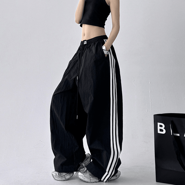 Side Stripe Wide-Leg Track Pants - CT7175 - COPPING THREADS - CT Select