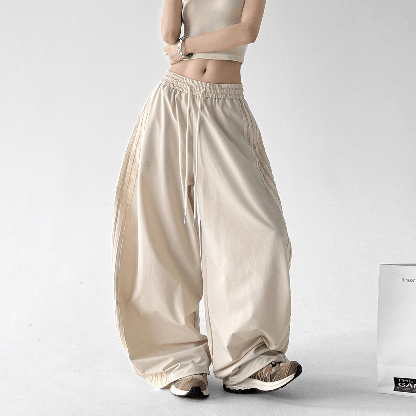 Side Stripe Wide - Leg Track Pants - CT8311 - COPPING THREADS - CT Select