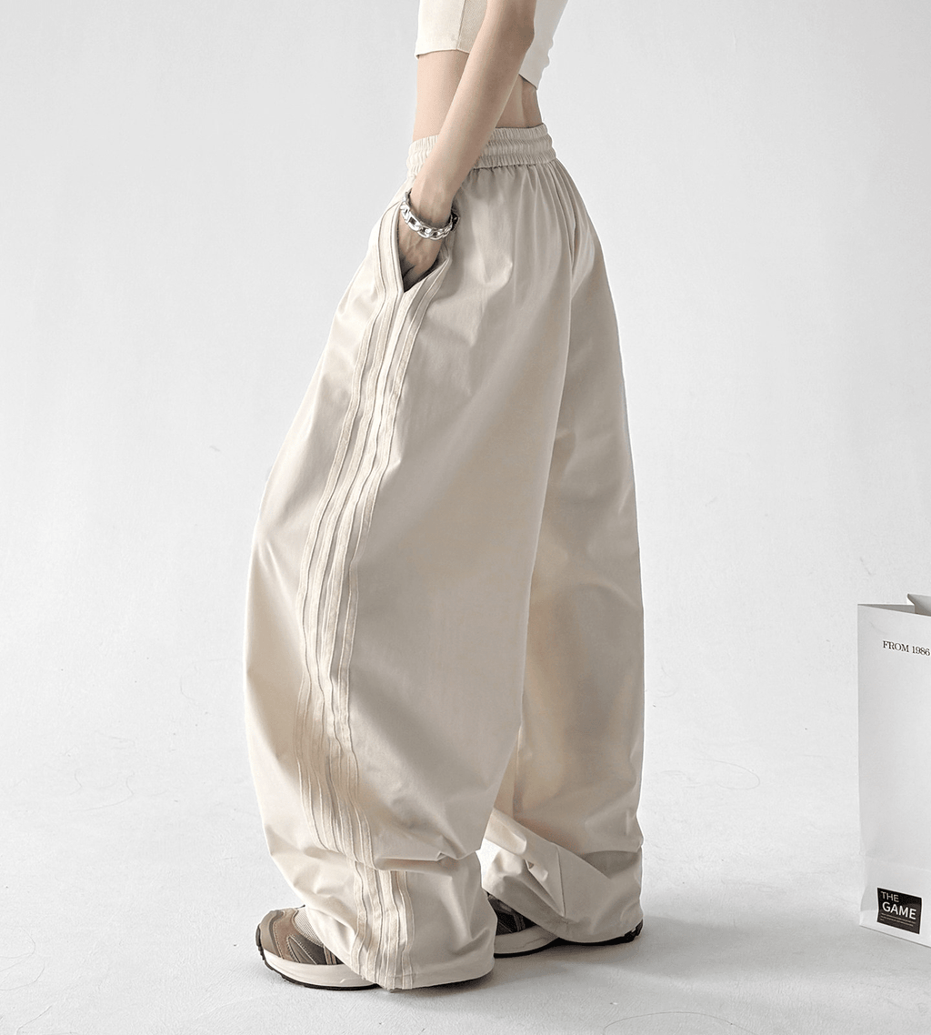 Side Stripe Wide - Leg Track Pants - CT8311 - COPPING THREADS - CT Select