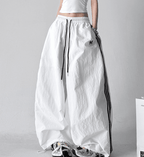 Side Stripes Wide Leg Drawstring Pants - COPPING THREADS - CT Select