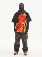 Skull Print Short Sleeve Shirt - COPPING THREADS - CT Select