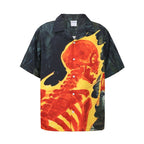 Skull Print Short Sleeve Shirt - COPPING THREADS - CT Select