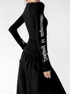Sleeve-Print Long-Sleeve Top - CT66247 - COPPING THREADS - CT ORIGINALS