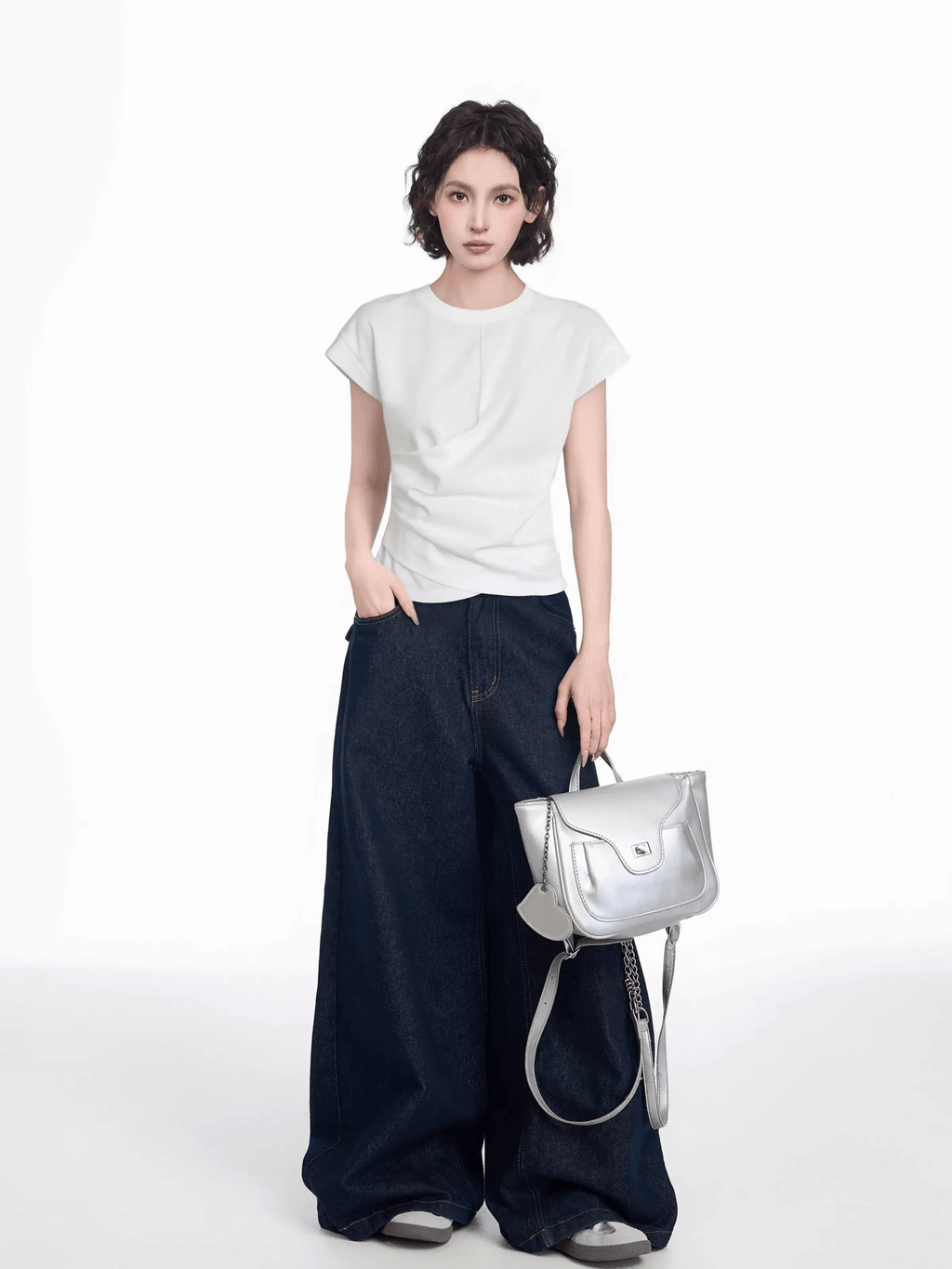 Slim Fit Cap Sleeve Cotton Tee - COPPING THREADS - CT Select