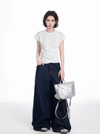 Slim Fit Cap Sleeve Cotton Tee - COPPING THREADS - CT Select