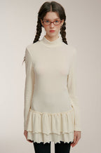 Slim Fit High Ruffled Hem Dress - COPPING THREADS - CHICISLAND