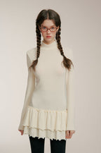 Slim Fit High Ruffled Hem Dress - COPPING THREADS - CHICISLAND