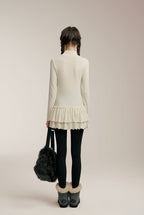 Slim Fit High Ruffled Hem Dress - COPPING THREADS - CHICISLAND