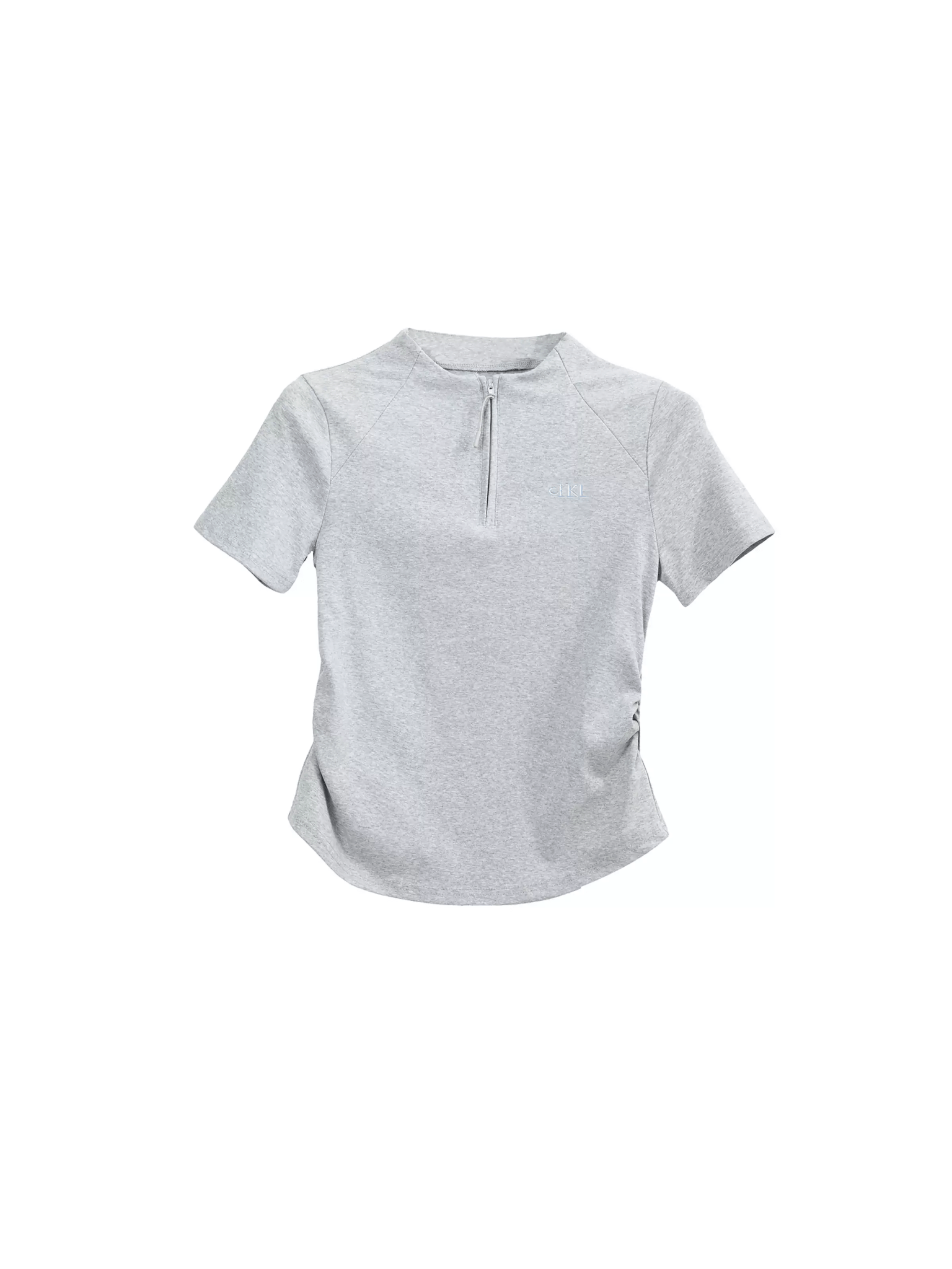 Slim Fit Zip Mock Neck Tee - COPPING THREADS - CT Select