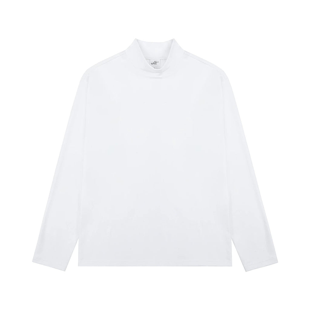 Slim Mock-Neck Long-Sleeve Tee - COPPING THREADS - IDLT