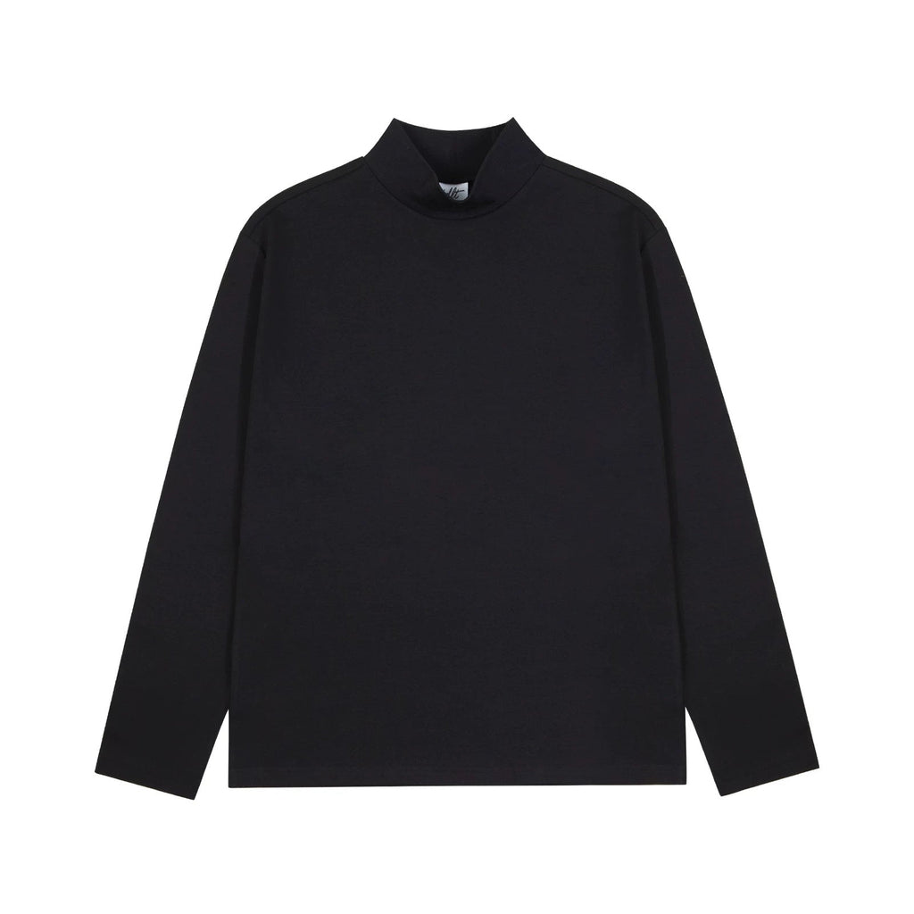 Slim Mock-Neck Long-Sleeve Tee - COPPING THREADS - IDLT