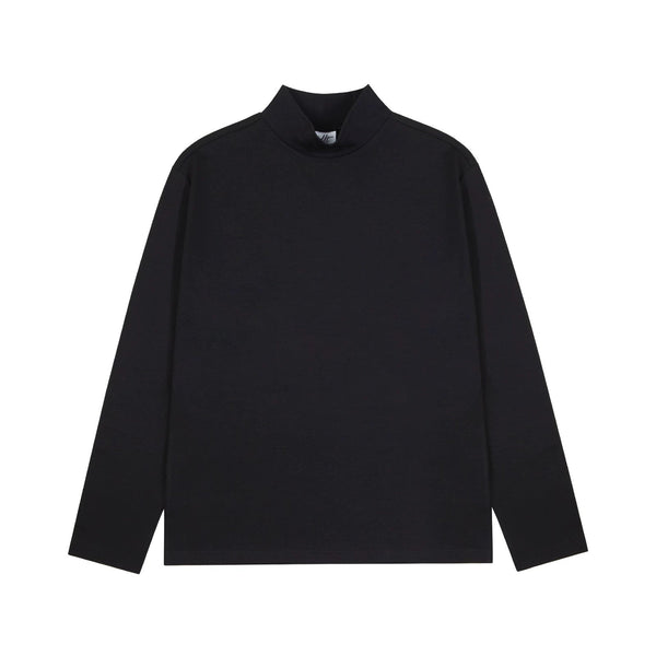 Slim Mock-Neck Long-Sleeve Tee - COPPING THREADS - IDLT