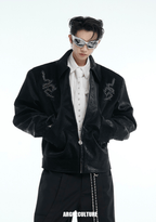 Snake - Eye Spine Motif Biker Jacket - COPPING THREADS - ArguE CulturE