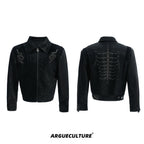 Snake - Eye Spine Motif Biker Jacket - COPPING THREADS - ArguE CulturE