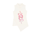 Snake Print Qipao - Inspired Sleeveless Tank - COPPING THREADS - Yokuku