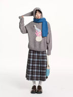 Snowman Elf Embroidered Pom - Pom Jacquard Sweater - COPPING THREADS - CT Select