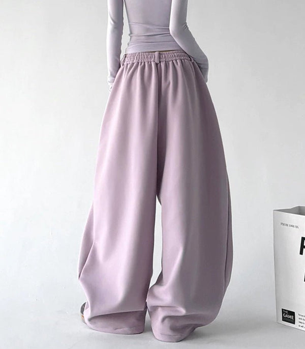 Soft-Color Wide-Leg Sweatpants - COPPING THREADS - CT ORIGINALS