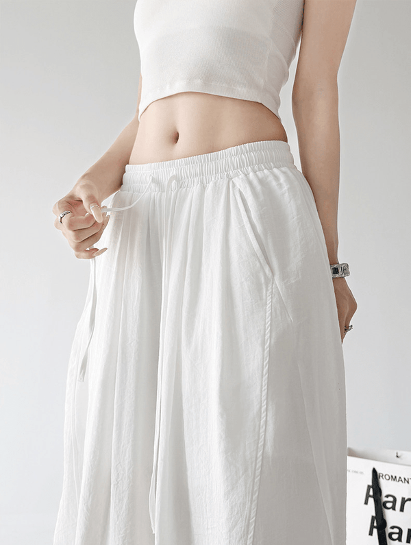 Soft Drape Linen-Blend Wide Leg Pants - CT6234 - COPPING THREADS - CT Select