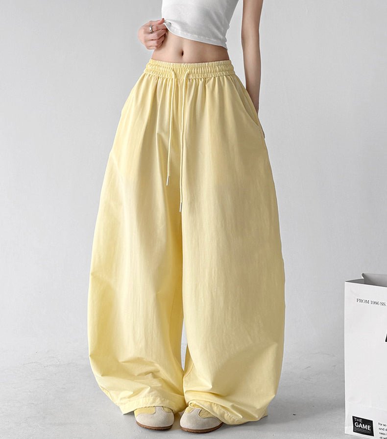 Soft-Drape Rounded Wide-Leg Pants - CT6250 서브 이미지