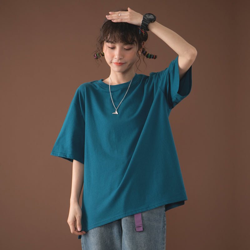 Solid Color Basic Tee - COPPING THREADS - FOLK LANE