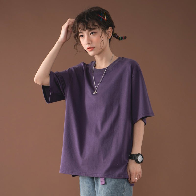 Solid Color Basic Tee - COPPING THREADS - FOLK LANE