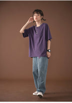 Solid Color Basic Tee - COPPING THREADS - FOLK LANE