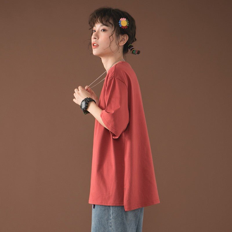 Solid Color Basic Tee - COPPING THREADS - FOLK LANE