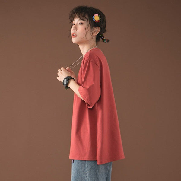 Solid Color Basic Tee - COPPING THREADS - FOLK LANE