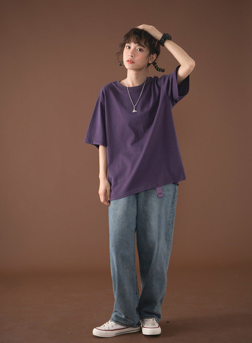 Solid Color Basic Tee - COPPING THREADS - FOLK LANE