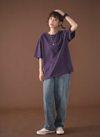 Solid Color Basic Tee - COPPING THREADS - FOLK LANE