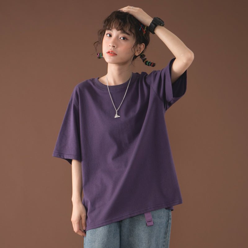 Solid Color Basic Tee - COPPING THREADS - FOLK LANE