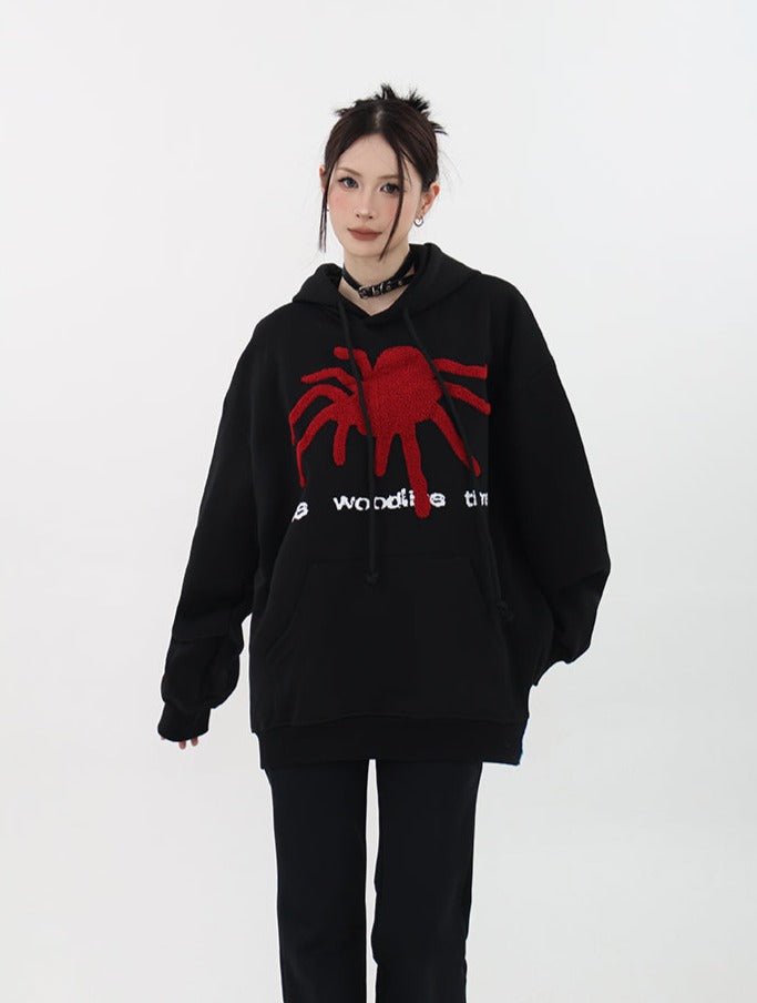 Spider Puff Print Hoodie - COPPING THREADS - CT Select