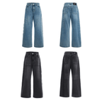 Spine Stud Embroidered Wide - Leg Washed Jeans - COPPING THREADS - ArguE CulturE